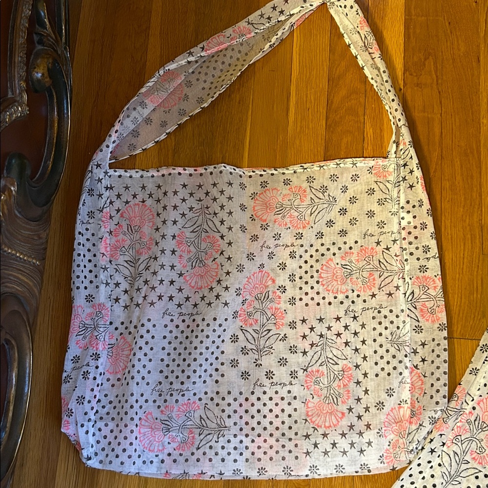 LOT OF (2) FREE PEOPLE TOTE BAGS - Picture 2 of 3